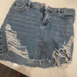 Cute Jean Mini Skirt